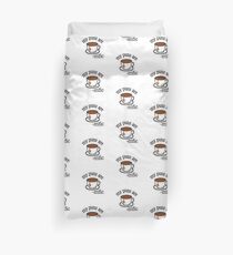"My puns are tea-rrific" - Visual pun design Duvet Cover