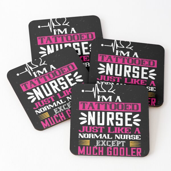 Item preview, I Am Tattooed Nurse Just Like A Normal Nurse Except Much Cooler designed and sold by shop4fun.