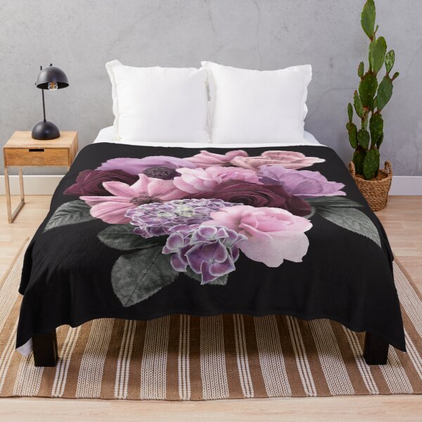 Item preview, Bouquet of roses, pink anemones and purple hydrangea. designed and sold by RinaMDesigns.