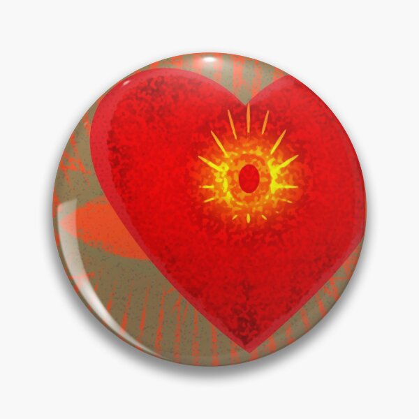 Item preview, Grunge Heart eminating love and light designed and sold by 40degreesSouth.