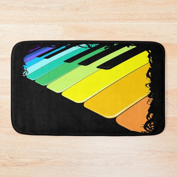 Item preview, Piano Keyboard Rainbow Colors  designed and sold by BluedarkArt.