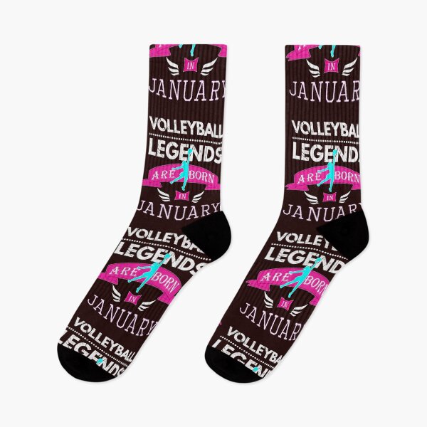 Item preview, Volleyball legends are born in January designed and sold by LGamble12345.