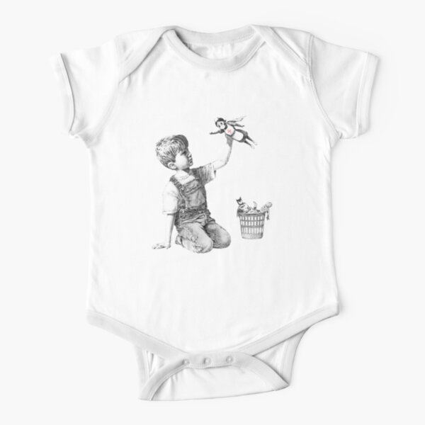 NHS Superhero Banksy Short Sleeve Baby One-Piece