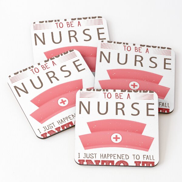 Item preview, I Didn't Decide To Be A Nurse I Just Happened To Fall Into It designed and sold by shop4fun.