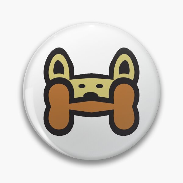 Item preview, Dog behind bone designed and sold by MonkeyBusinessC.