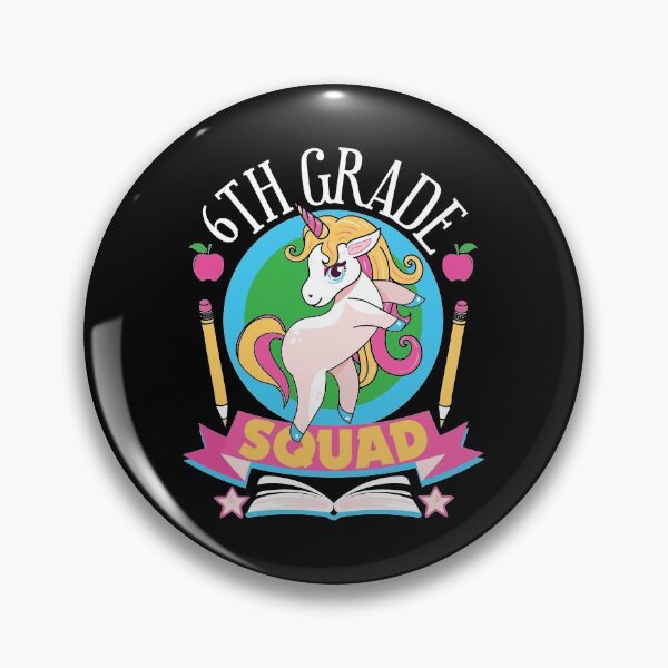 Item preview, 6th Grade Squad Unicorn Funny Girls Elementary School Student designed and sold by Tee Kaboom!.