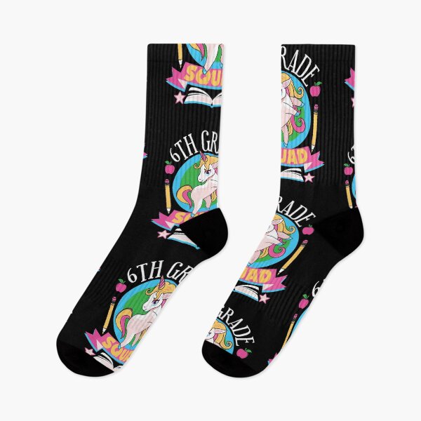 Item preview, 6th Grade Squad Unicorn Funny Girls Elementary School Student designed and sold by Tee Kaboom!.