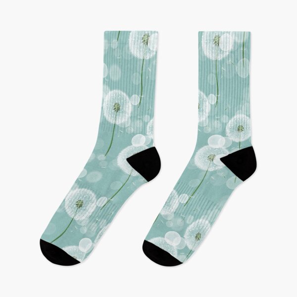 Item preview, Dandelions on blue. Delicate pattern designed and sold by Gribanessa.
