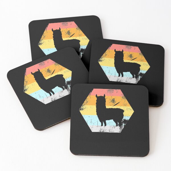 Artikelvorschau, Alpaka Lama Silhouette - Geschenk Vintage entworfen und verkauft von m-huppmann.