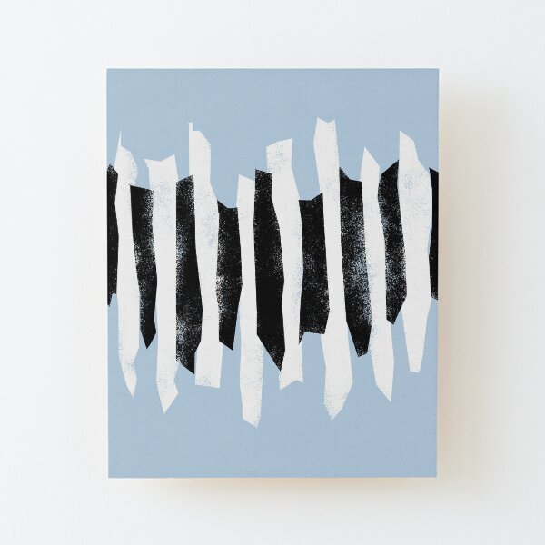 Abstract Musical Piano Art Wood Mounted Print