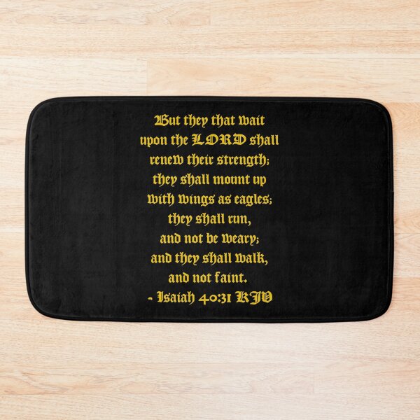 Item preview, Isaiah 40:31 KJV 1611 - Gold Print designed and sold by VerShirts.