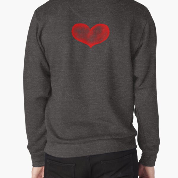 Watercolor heart Pullover Sweatshirt