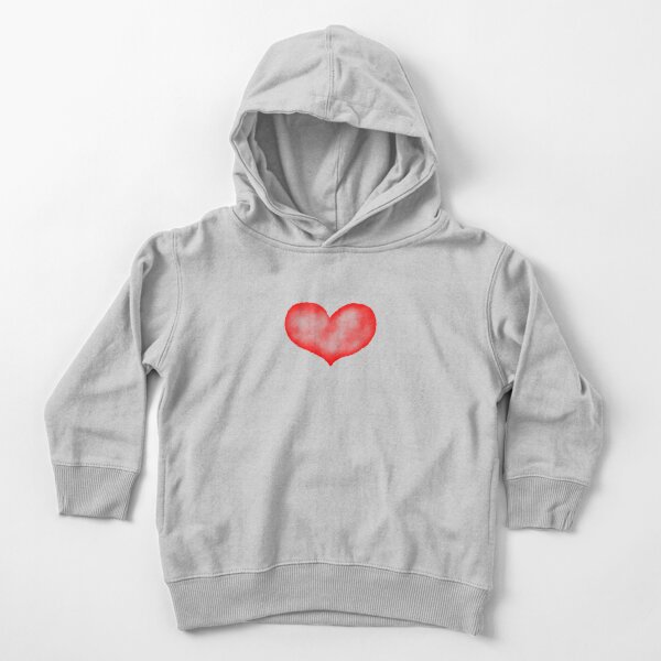 Watercolor heart Toddler Pullover Hoodie