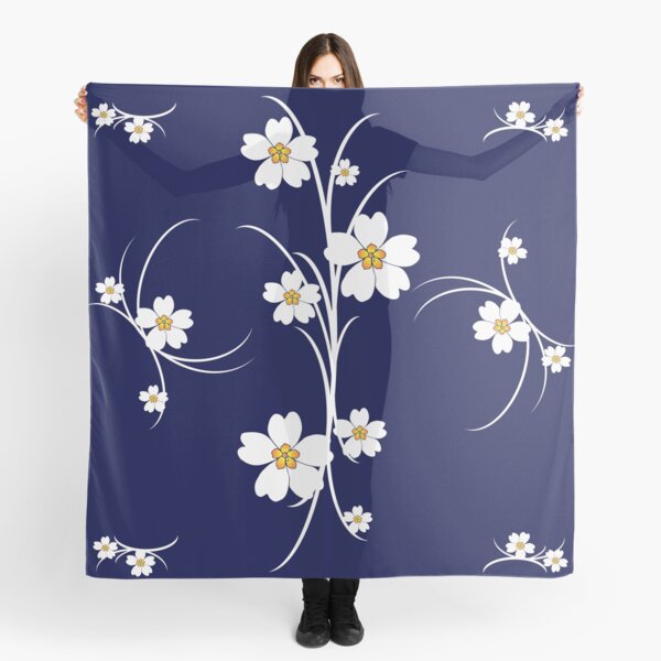 wonderful white primroses, primrose, flowers, flowers Scarf