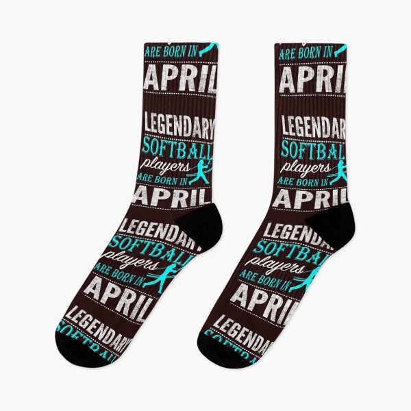 Item preview, Softball Legends are born in April designed and sold by LGamble12345.
