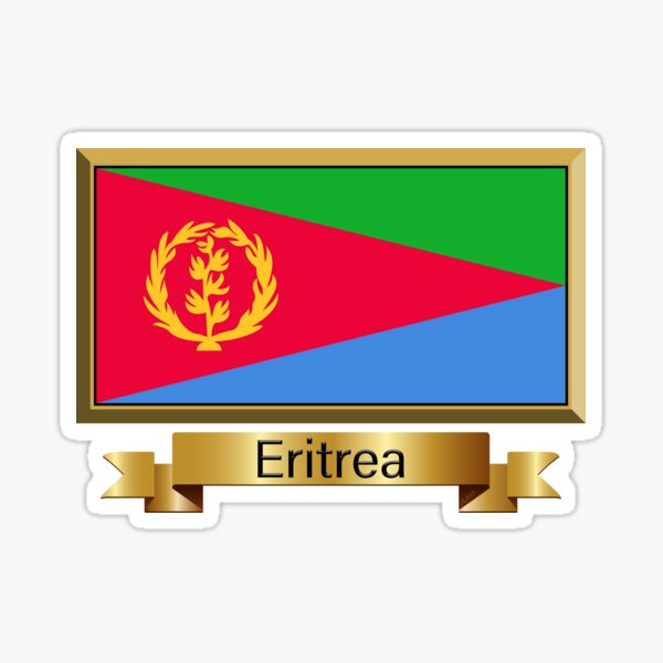 Item preview, Eritrea Flag Gifts, Stickers & Products - Named designed and sold by mpodger.