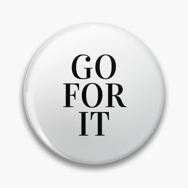 Item preview, Go For It Encouragement plain text designed and sold by offtza.