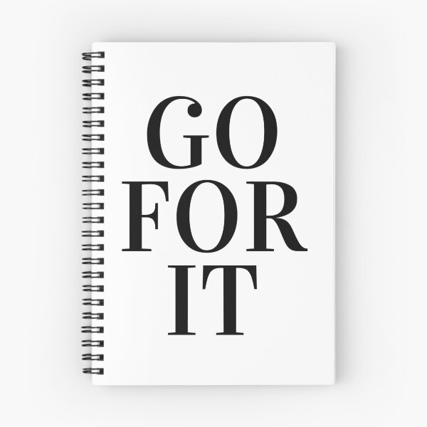 Item preview, Go For It Encouragement plain text designed and sold by offtza.