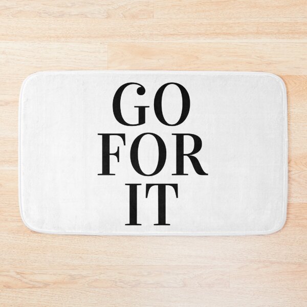 Item preview, Go For It Encouragement plain text designed and sold by offtza.