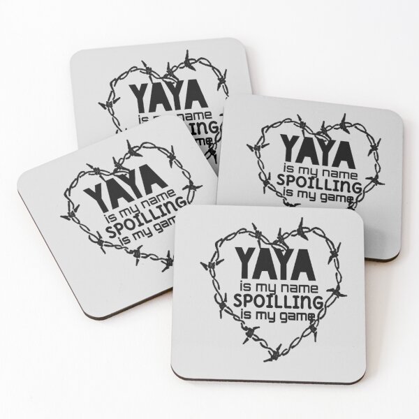 Item preview, Yaya is my name spoilling is my game : Funny Yaya Shirt Gifts for Yaya Grandmother Best Gift Idea for Yaya Birthday Christmas Mothers Day Present vintage style idea design designed and sold by Chamssou.