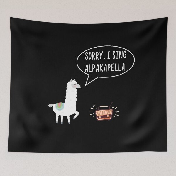 Artikelvorschau, I sind Alpakapella - Lustiges Alpaka Geschenk entworfen und verkauft von m-huppmann.