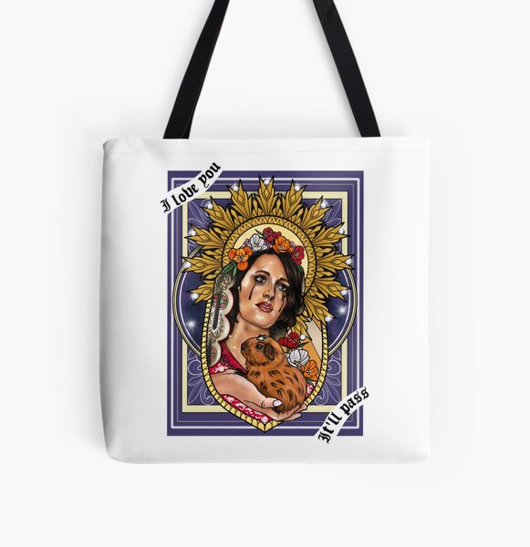 Vista previa del artículo con la obra «Fleabag con fondo», diseñado y vendido por Danieleanor.