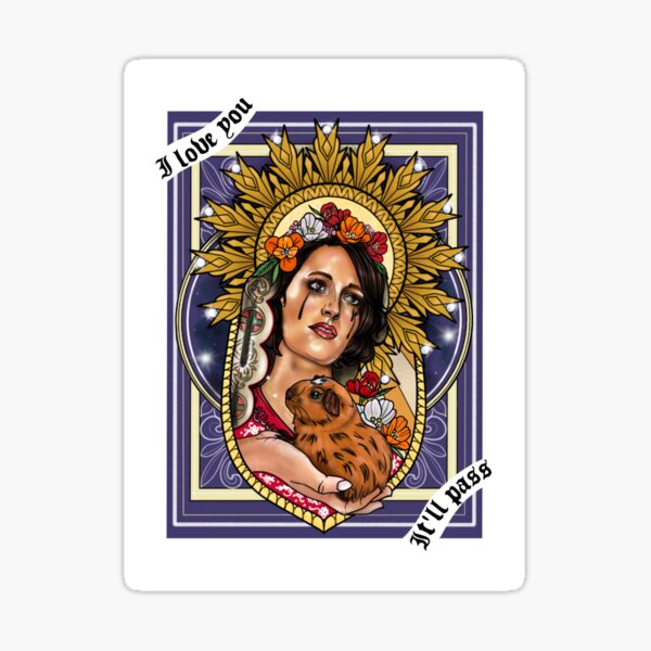 Vista previa del artículo con la obra «Fleabag con fondo», diseñado y vendido por Danieleanor.