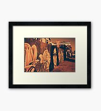 Street Art in California Framed Print
