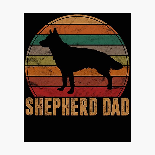 Item preview, Retro German Shepherd Dad Gift Dog Owner Pet Shepard Father designed and sold by Nikolaienko Artem.
