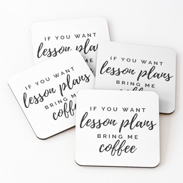 Item preview, If you want lesson plans, bring me coffee designed and sold by hugsandoranges.