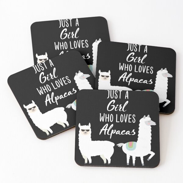 Artikelvorschau, Just a girl who loves Alpakas - Geschenk entworfen und verkauft von m-huppmann.