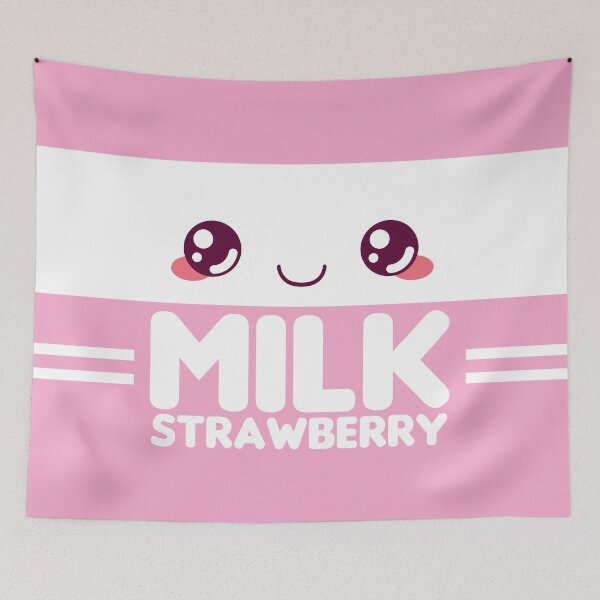 Item preview, Strawberry Milk Carton designed and sold by pai-thagoras.