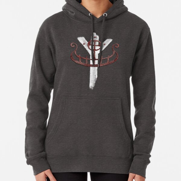 Ancient Norse Sun Boat with Algiz rune Pullover Hoodie