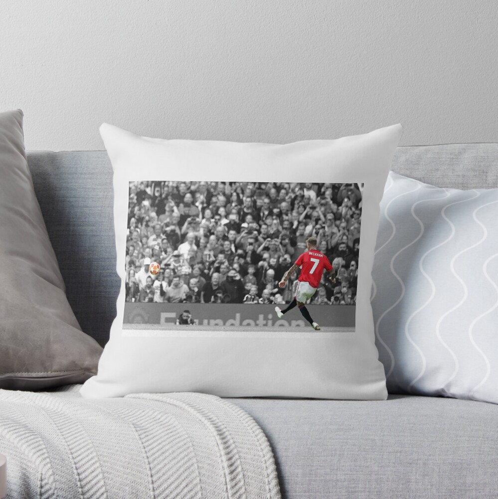 David Robert Joseph Beckham Art Throw Pillow for Sale by obyag