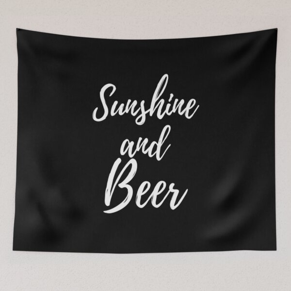 Item preview, Sunshine and Beer designed and sold by CatMonkStudios.