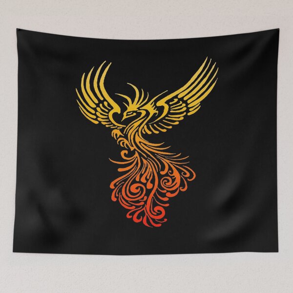 Item preview, Artistic Phoenix Yellow Orange Color Blend designed and sold by taiche.