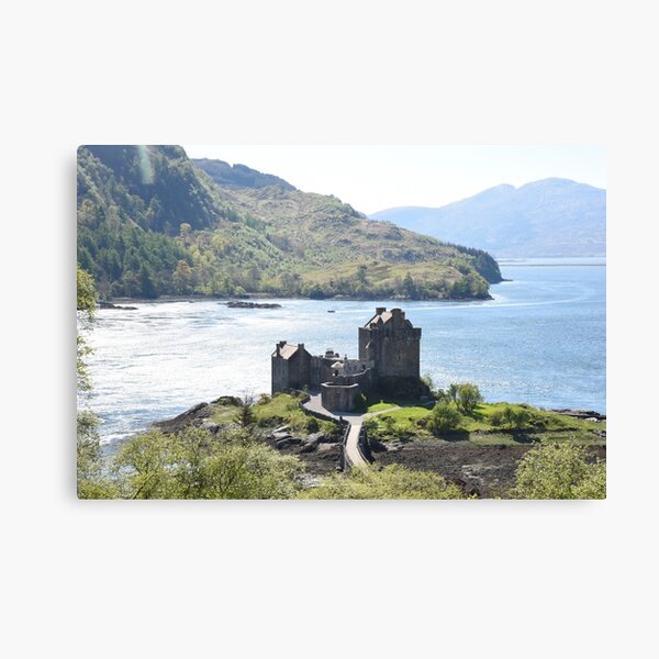 Eilean Donan Castle on a summer afternoon in the Highlands of Scotland Canvas Print