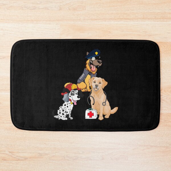 Item preview, Emergency Services Dogs Police Fire Ambulance designed and sold by Ginger217.