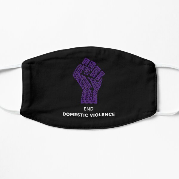 End Domestic Violence with the Protest Fist Flat Mask