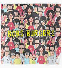 Bobs burgers collage Poster