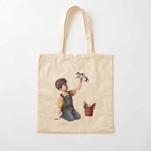 Cambiador de juego coloreado - Banksy Bolsa de algodón