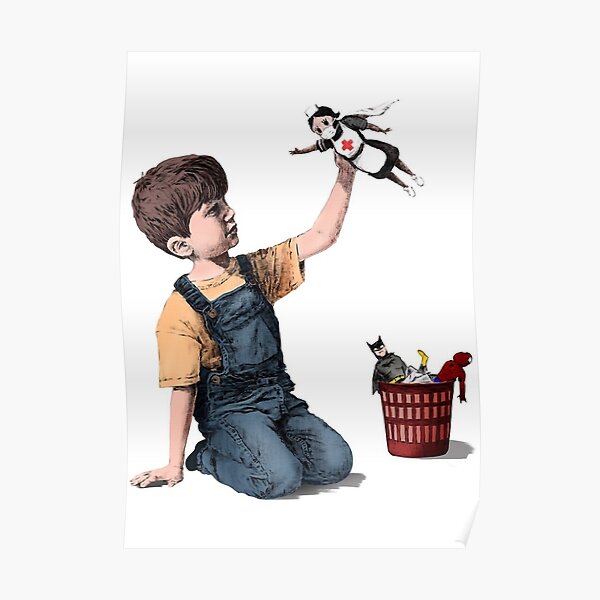 Colored Game Changer - Banksy Poster