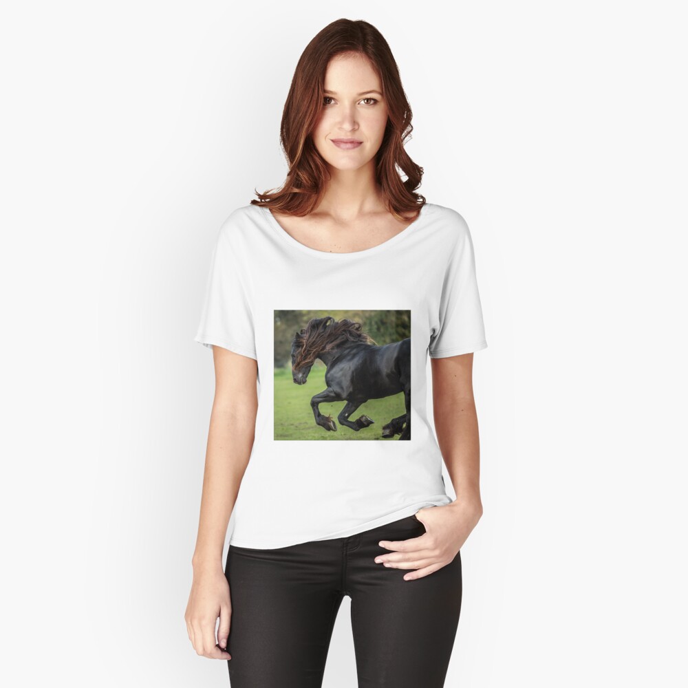Item preview, Relaxed Fit T-Shirt designed and sold by Blackhorsesltd.