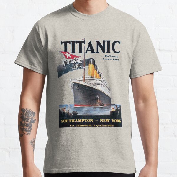 Artikel-Vorschau von Titanic Sinking Vintage Poster Kreuzfahrtschiff Atlantik Reise, designt und verkauft von TopTeeShop.