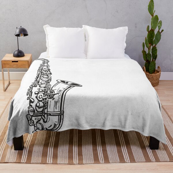 Item preview, saxophone sketch tshirt  designed and sold by Douj.