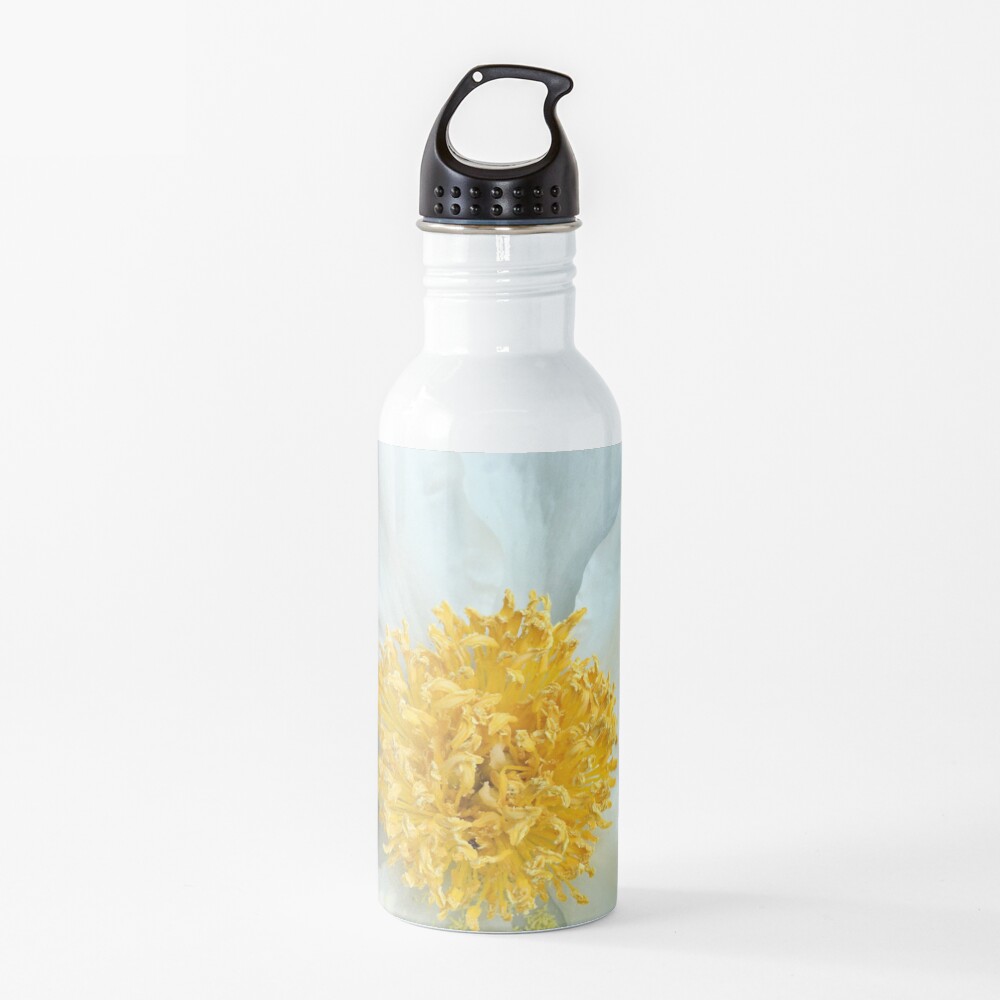 Floral Gift - Chinese Peony Photography - Gardening Present Water Bottle