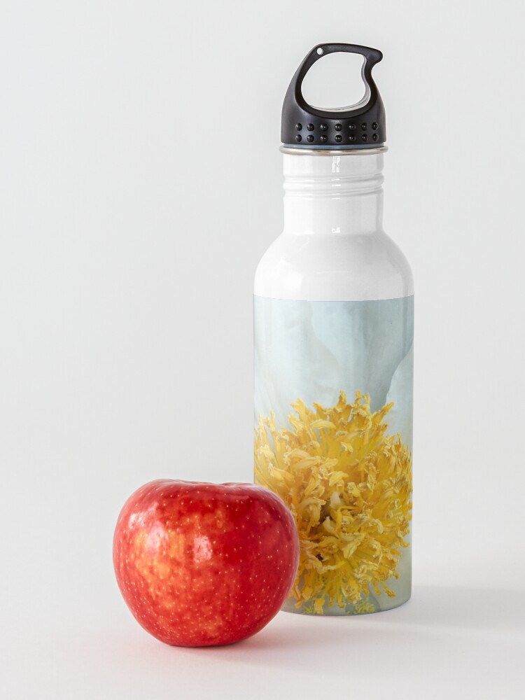 Alternate view of Floral Gift - Chinese Peony Photography - Gardening Present Water Bottle