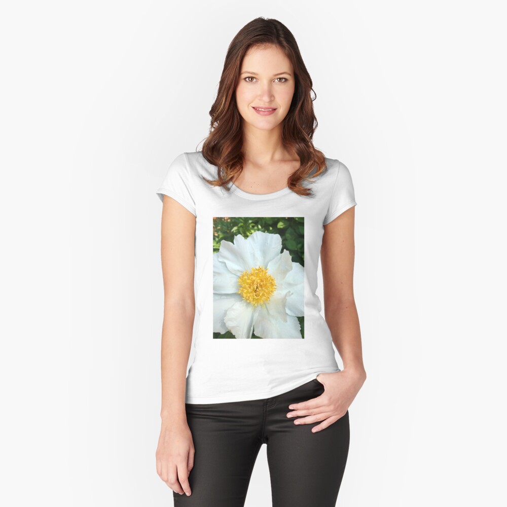 Item preview, Fitted Scoop T-Shirt designed and sold by OneDayArt.