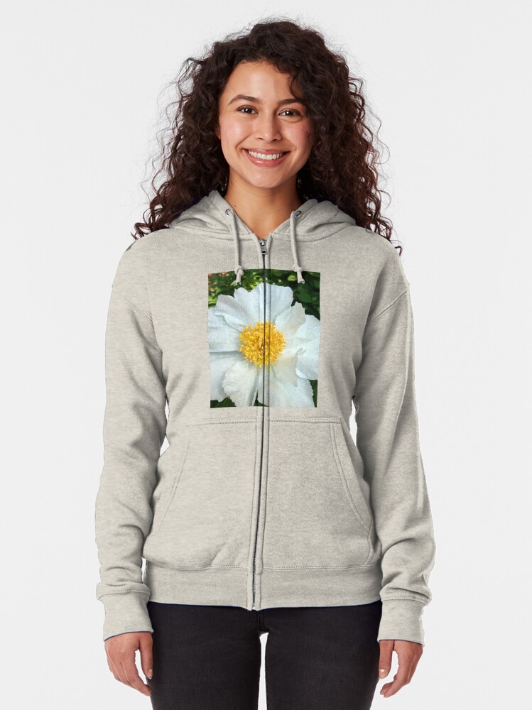 Alternate view of Floral Gift - Chinese Peony Photography - Gardening Present Zipped Hoodie