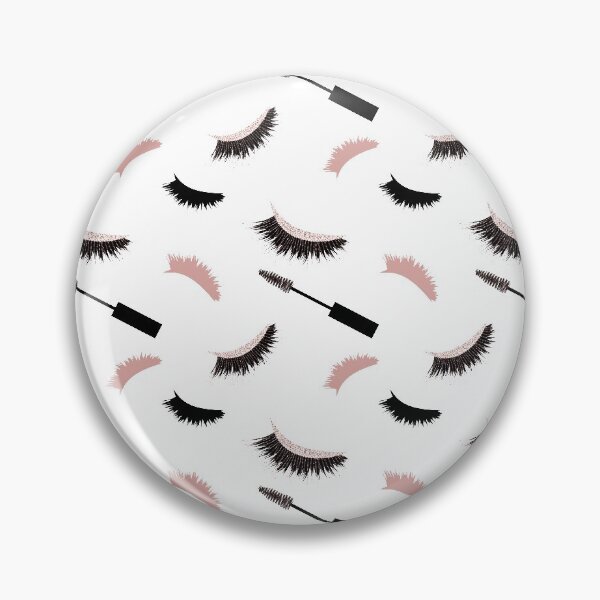 Item preview, Lashes and mascara with rose glitter  pattern designed and sold by sashica.